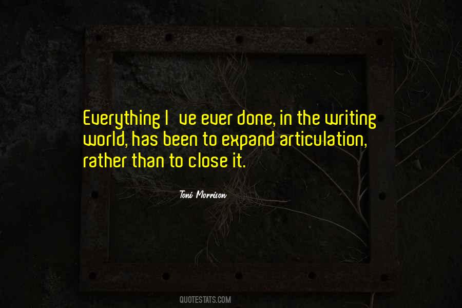Quotes About Articulation #964129