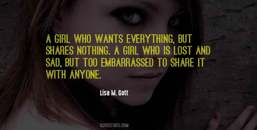 Quotes About A Girl You Lost #84601