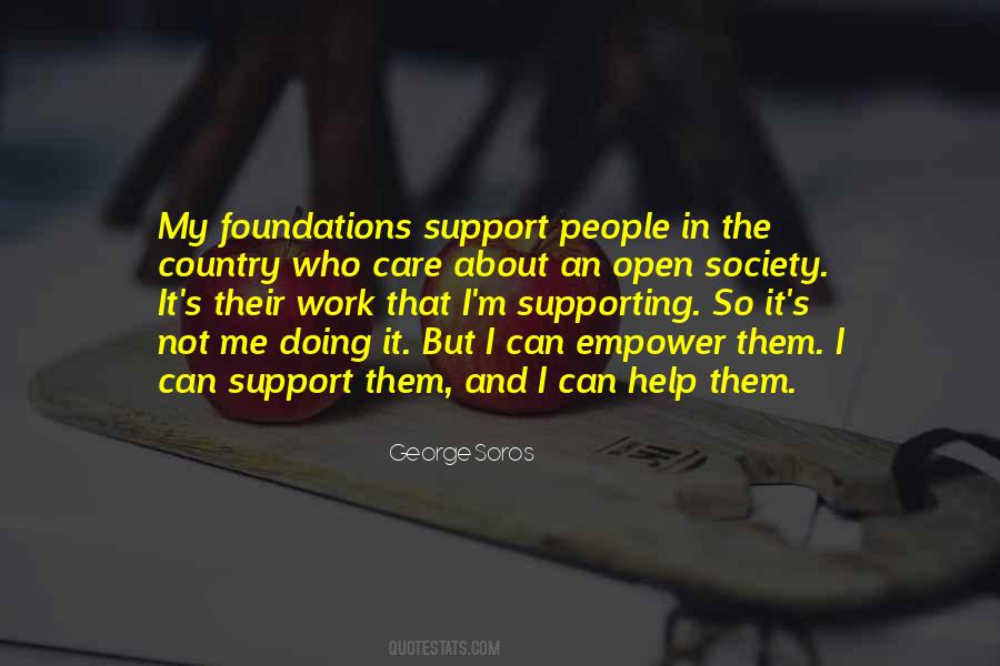 Supporting People Quotes #518427