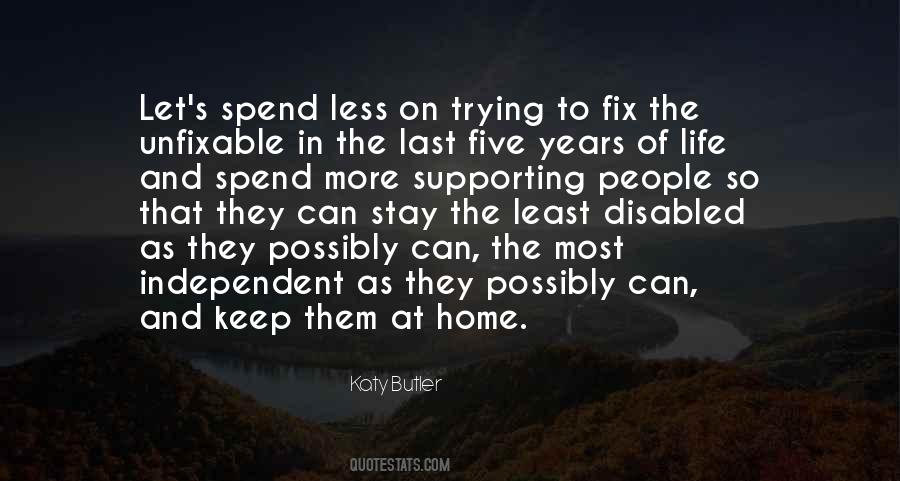 Supporting People Quotes #67846