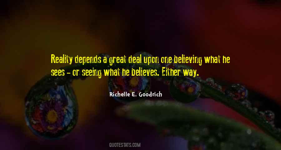 What The World Believes Quotes #17484