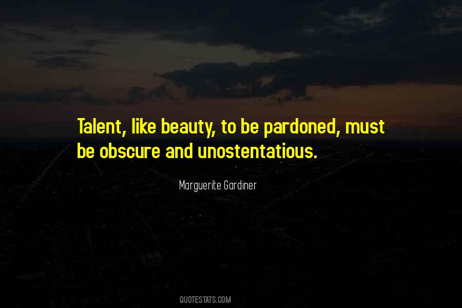 Quotes About Talent And Beauty #1841212