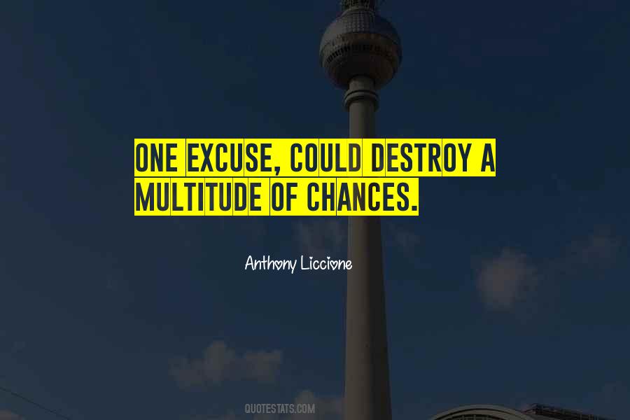 Quotes About Excuses And Success #23145