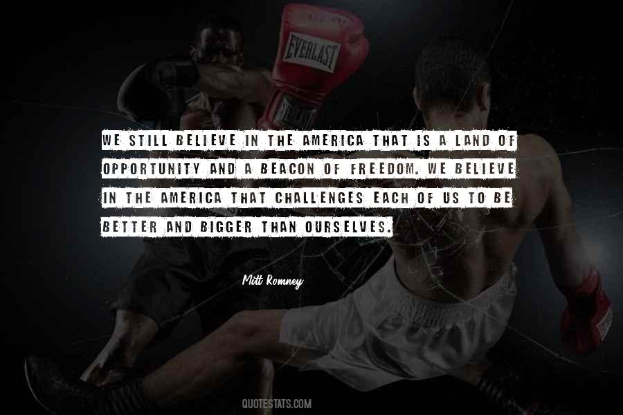 Quotes About America Opportunity #523993