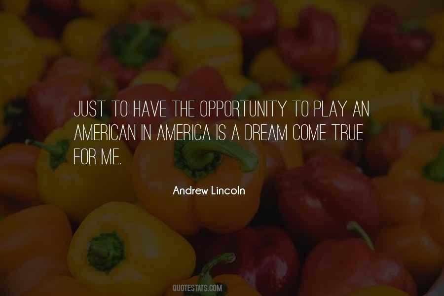 Quotes About America Opportunity #604847