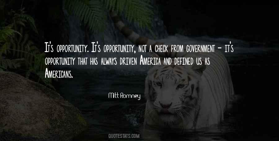 Quotes About America Opportunity #735117