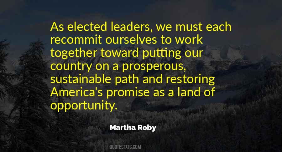 Quotes About America Opportunity #760418