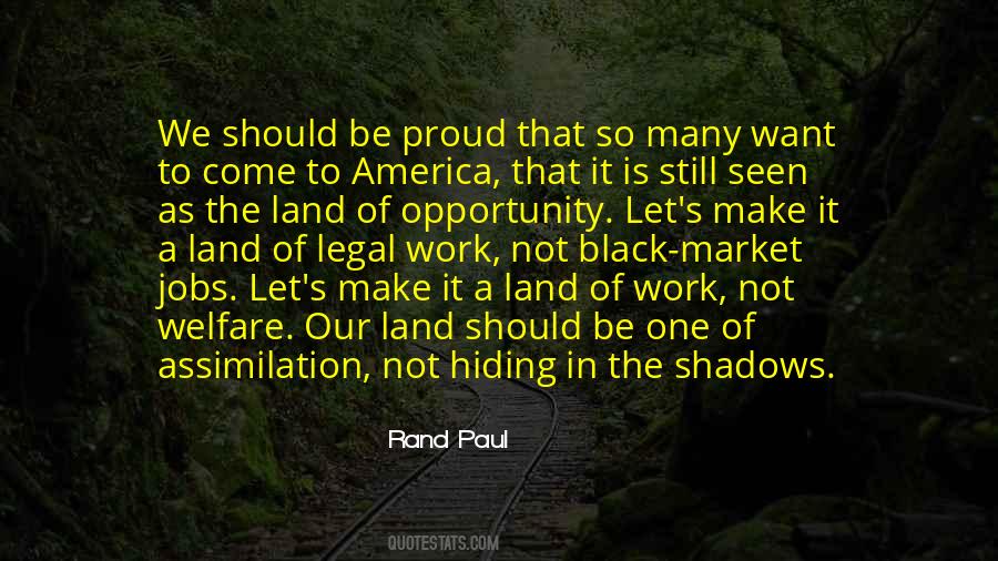 Quotes About America Opportunity #91726