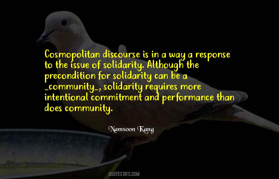 Quotes About Commitment To Community #708202