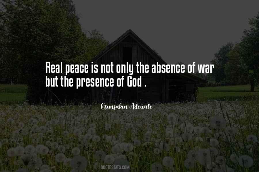 Quotes About Real Presence #108171