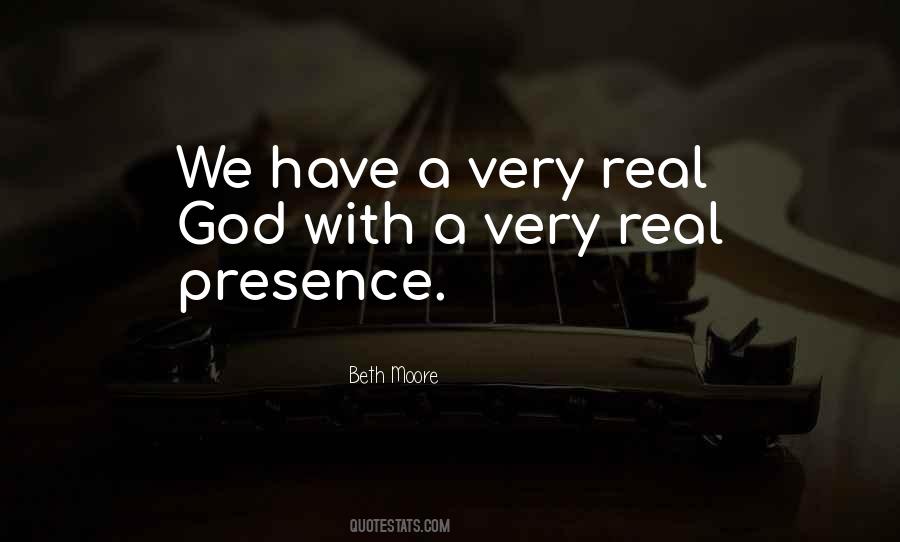 Quotes About Real Presence #1125037