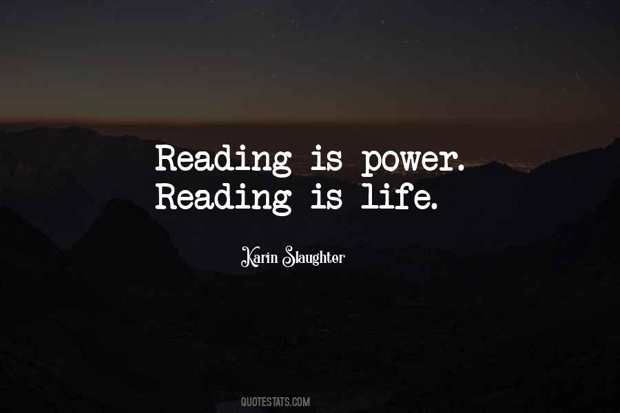 Quotes About The Power Of Reading #1839474
