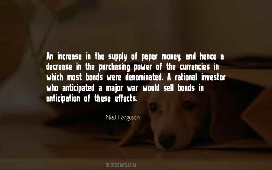 Quotes About Money Supply #429063