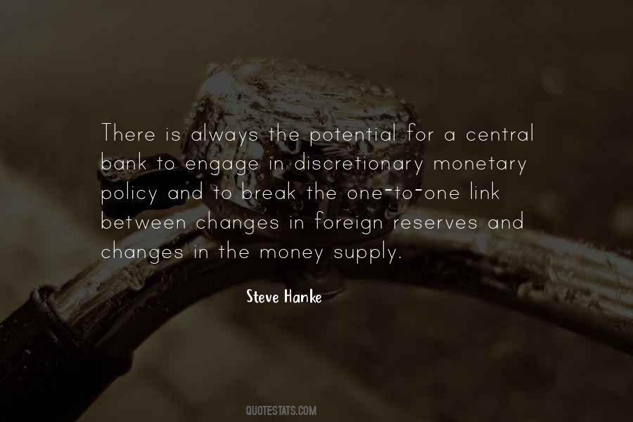 Quotes About Money Supply #721963