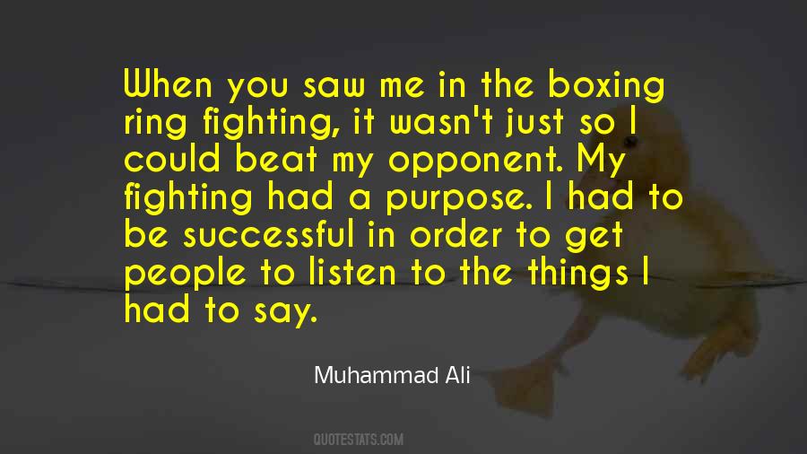 Quotes About Boxing Fighting #1187421