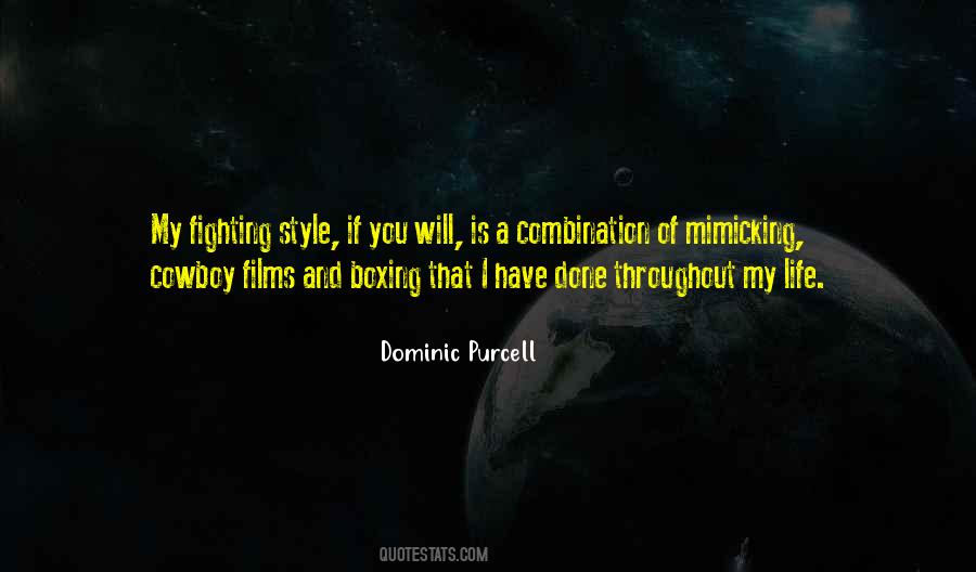 Quotes About Boxing Fighting #195361