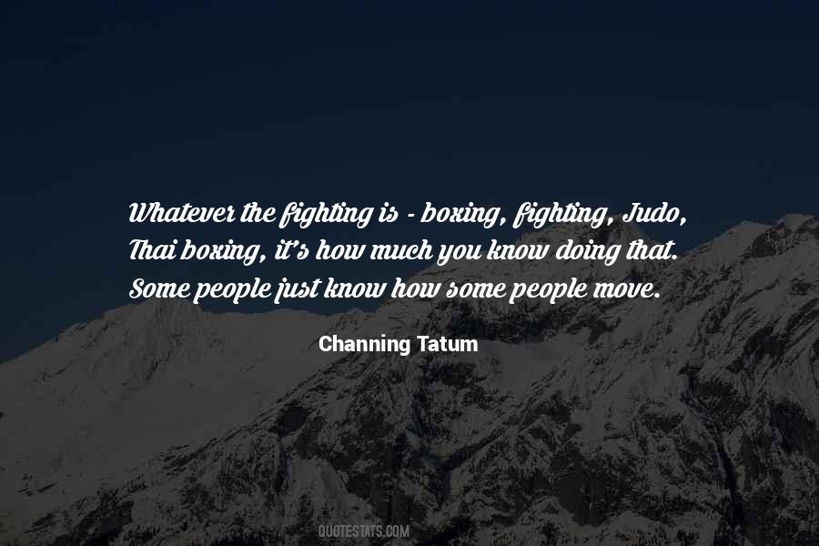 Quotes About Boxing Fighting #429680