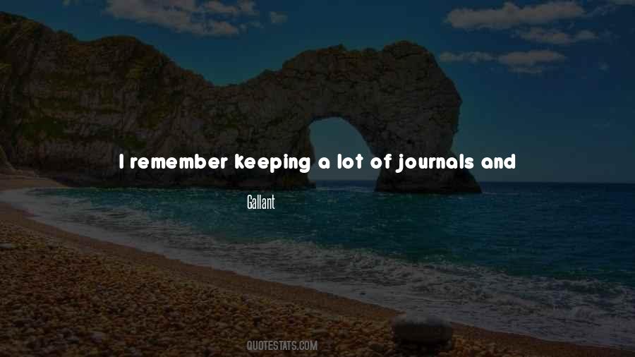 Quotes About Journals #604289