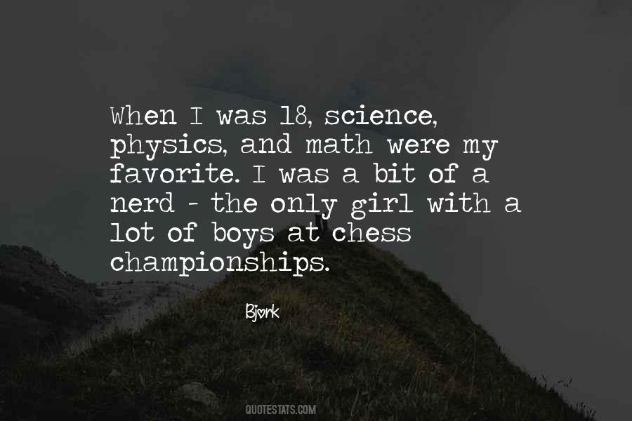 Quotes About Nerd Girl #1745912
