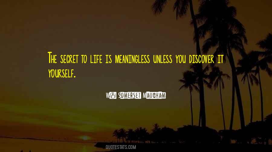 Life Is Meaningless Quotes #1792585