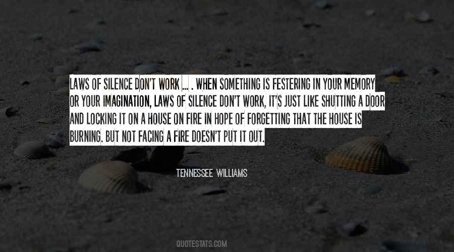 A House Fire Quotes #13184