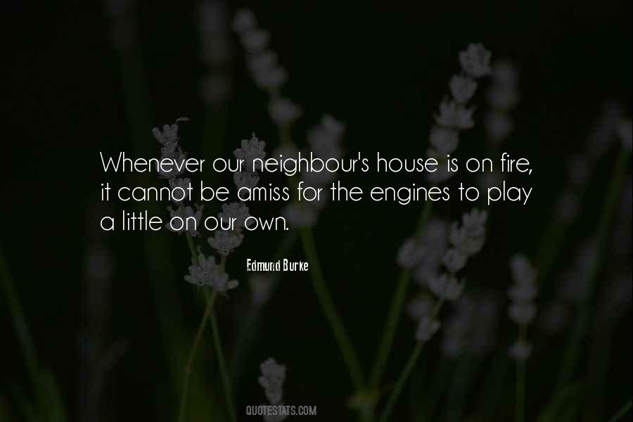 A House Fire Quotes #544624