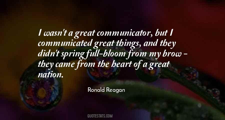 Great Communicator Quotes #1356819