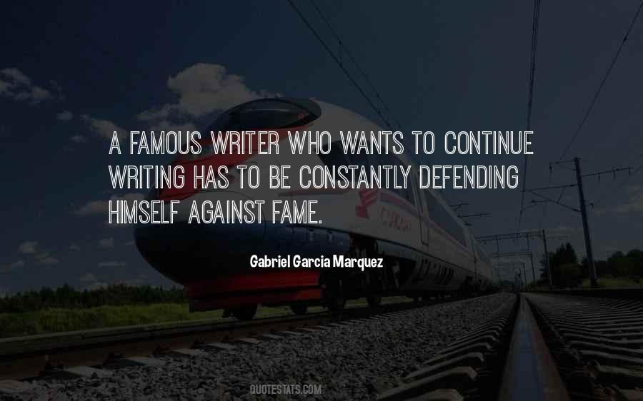 Quotes About Writing Gabriel Garcia Marquez #976997