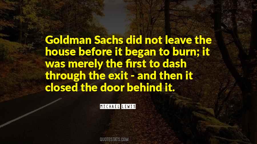 Quotes About Goldman Sachs #1209890