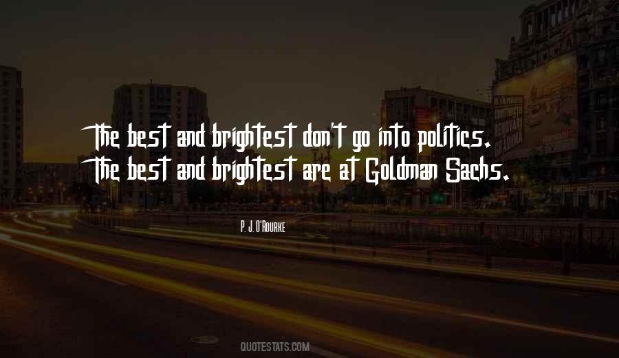 Quotes About Goldman Sachs #175665
