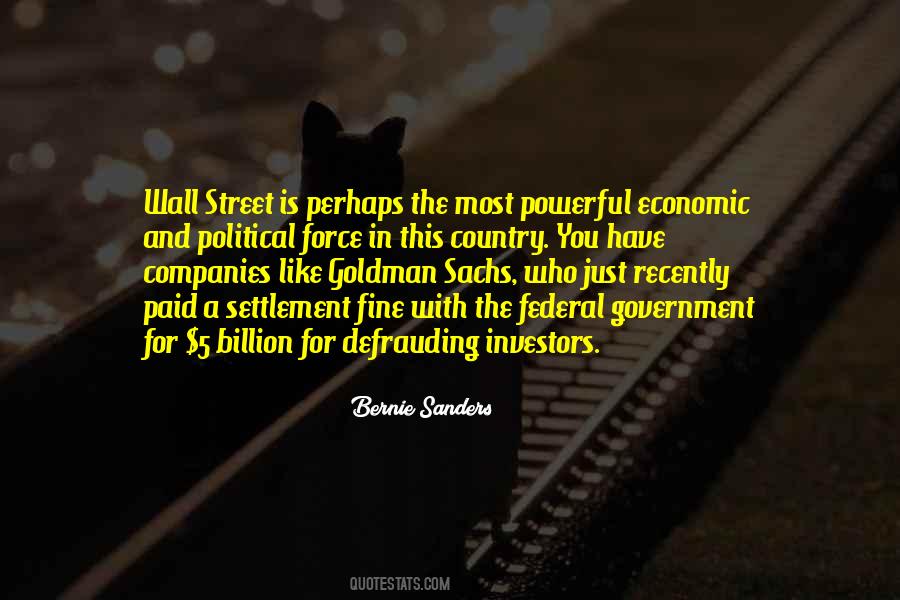 Quotes About Goldman Sachs #776376