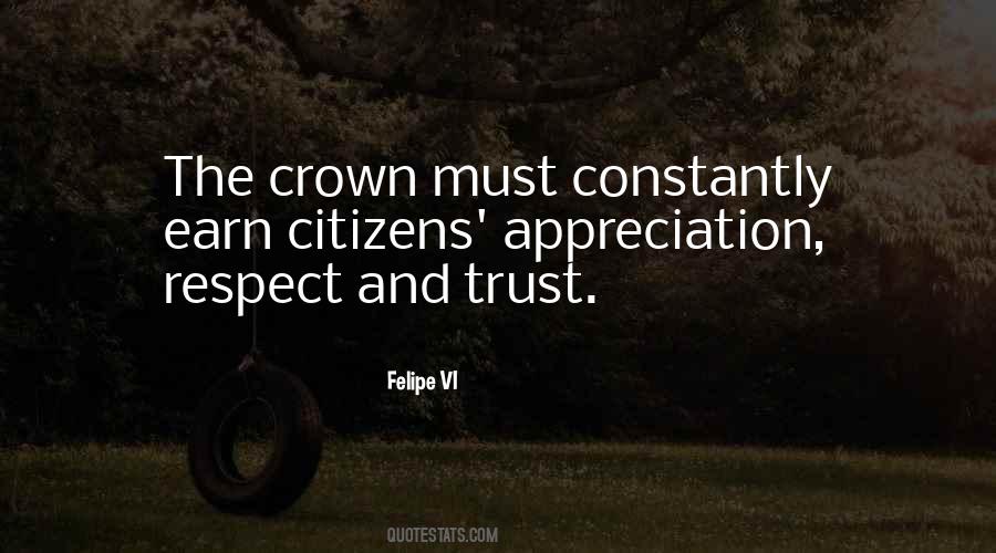 Quotes About Respect And Trust #10168