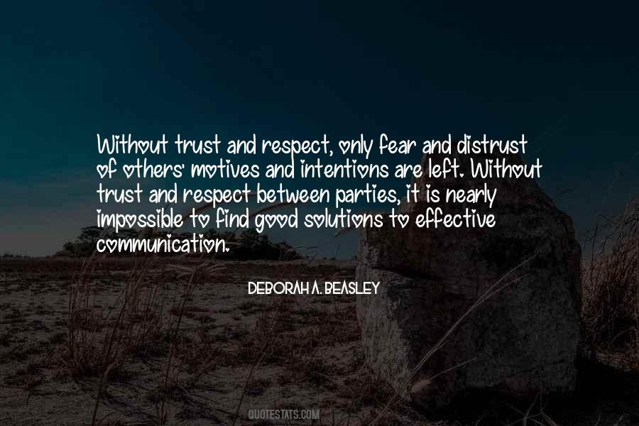 Quotes About Respect And Trust #1549436