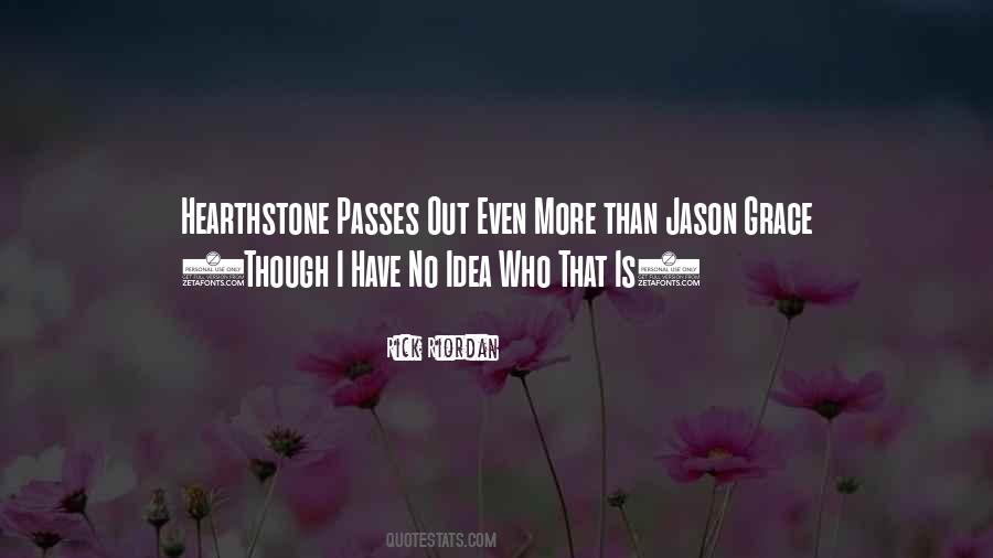 Quotes About Jason Grace #1312329