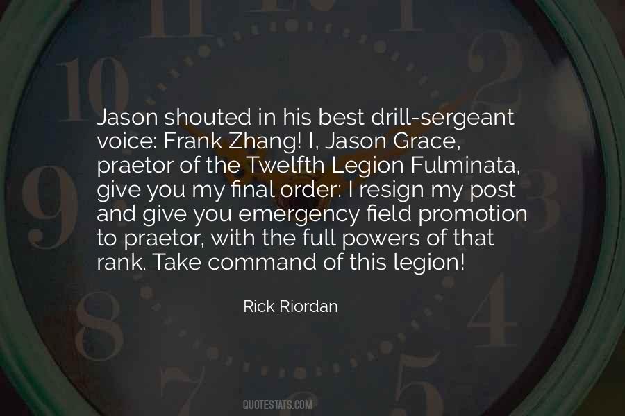 Quotes About Jason Grace #634437
