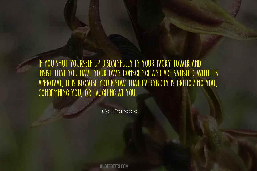 Quotes About Criticizing Yourself #1315544
