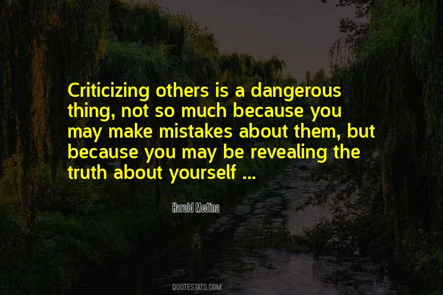 Quotes About Criticizing Yourself #170290