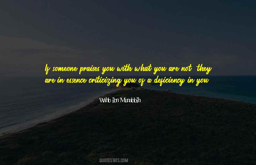 Quotes About Criticizing Yourself #197686
