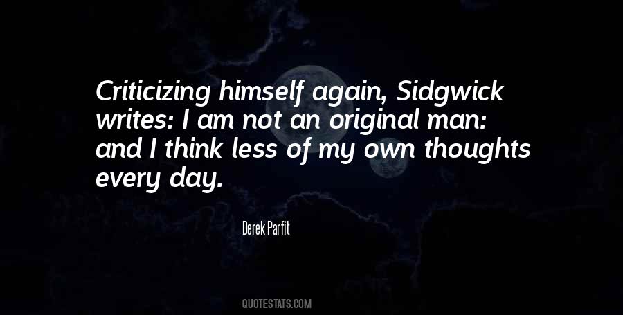 Quotes About Criticizing Yourself #320377