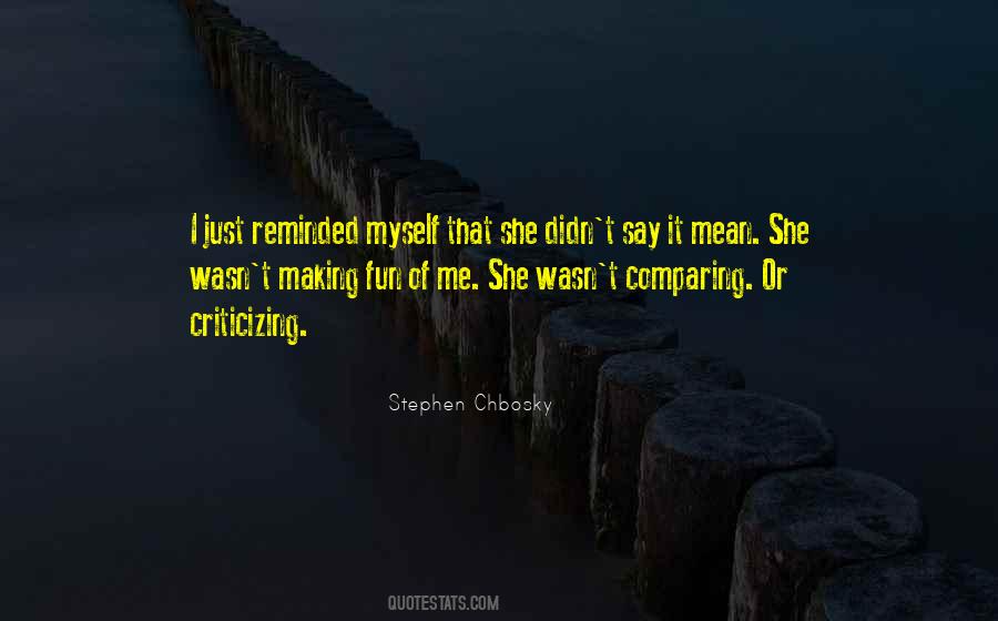 Quotes About Criticizing Yourself #367038
