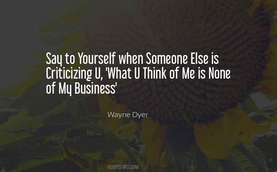 Quotes About Criticizing Yourself #684361