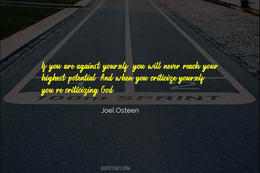 Quotes About Criticizing Yourself #943614