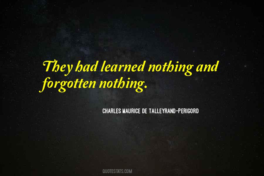 Quotes About Forgotten #1734179