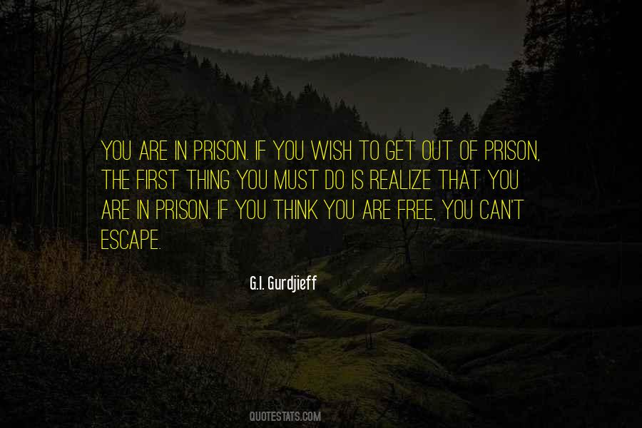 Quotes About Prison Escape #786204