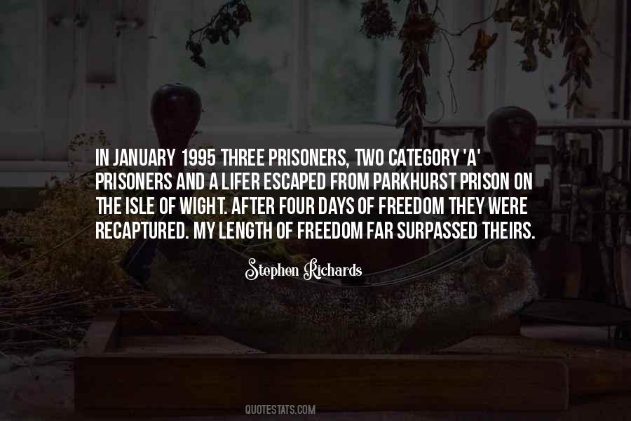 Quotes About Prison Escape #844501