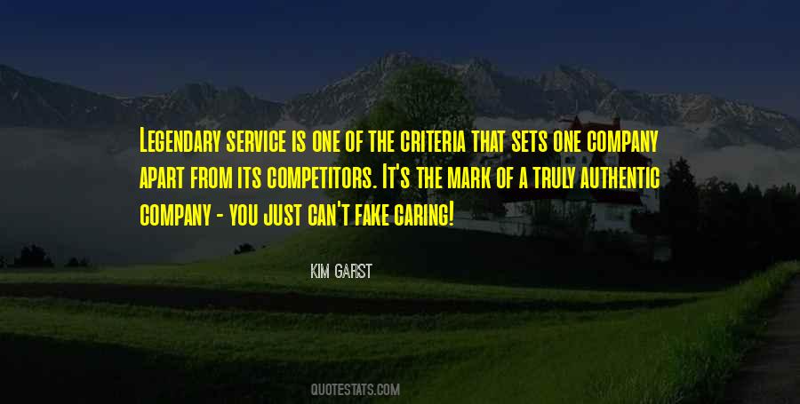 Quotes About Legendary Service #1138616