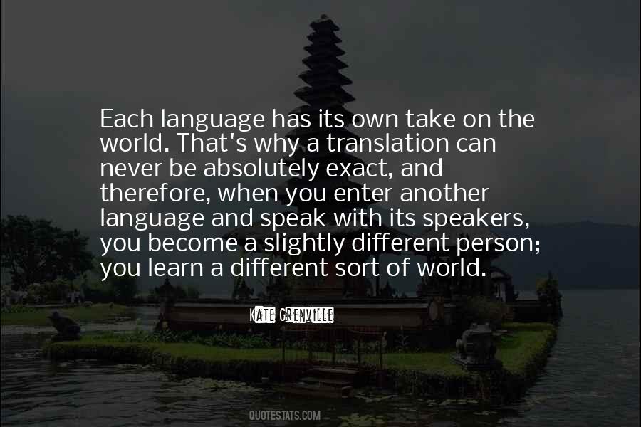 Quotes About Language Translation #1605625