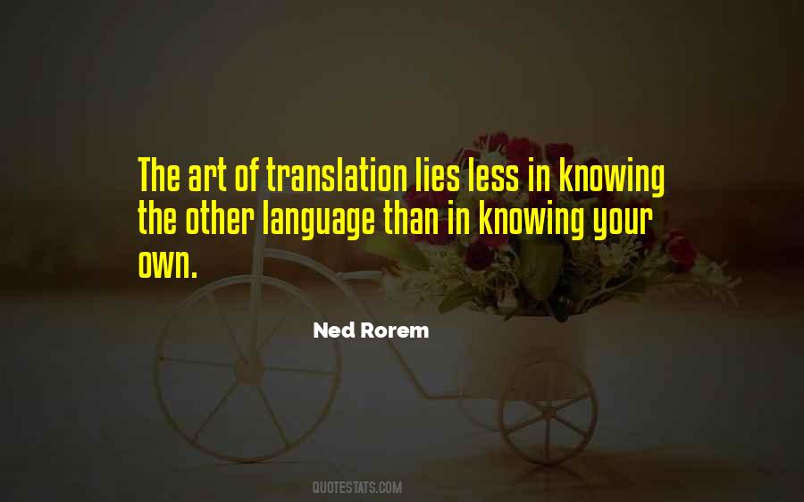 Quotes About Language Translation #425884