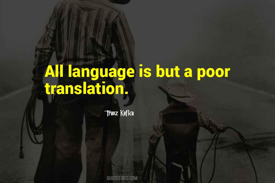 Quotes About Language Translation #668306