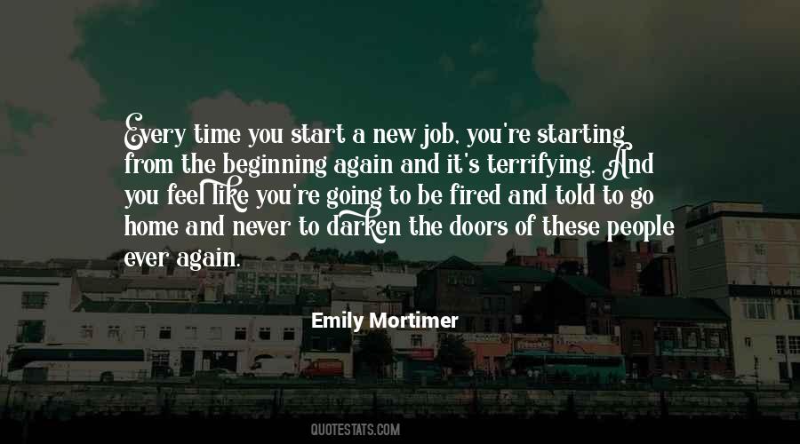 Quotes About Beginning Again #1334855